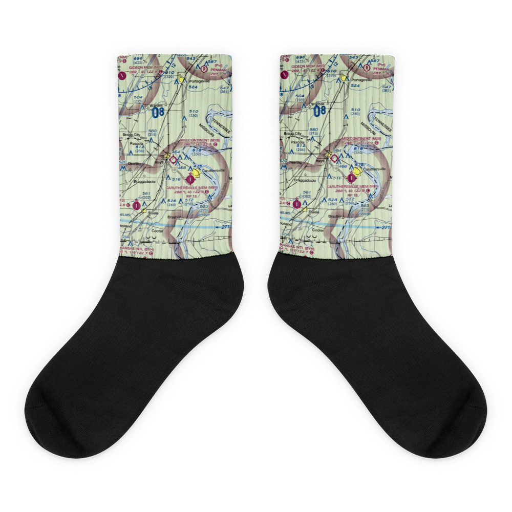 Mid Continent Airport (M28) VFR Sectional Socks 