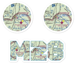Mid Continent Airport (M28) VFR Sectional Sticker Pack