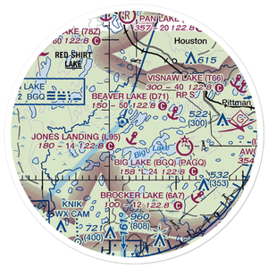 Jones Landing Seaplane Base (L95) VFR Sectional Sticker (20 mile)