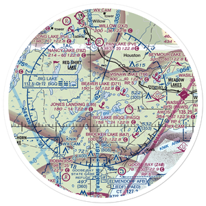 Jones Landing Seaplane Base (L95) VFR Sectional Sticker (30 mile)
