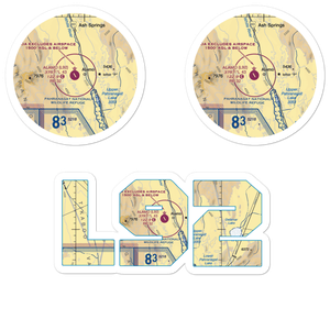 Alamo Landing Field (L92) VFR Sectional Sticker Pack