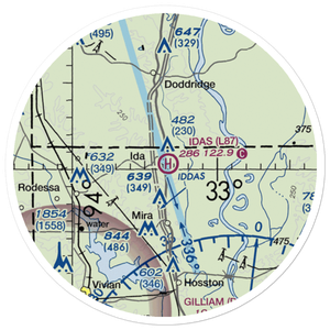 Ida's Heliport (L87) VFR Sectional Sticker (20 mile)