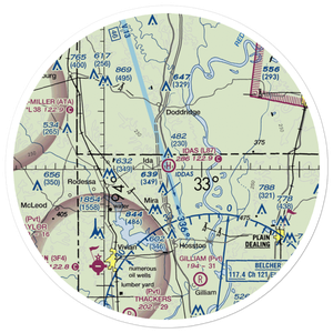 Ida's Heliport (L87) VFR Sectional Sticker (30 mile)