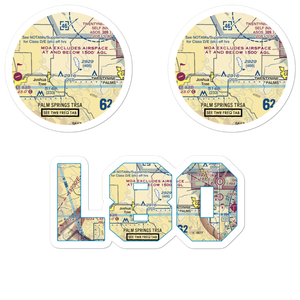 Roy Williams Airport (L80) VFR Sectional Sticker Pack