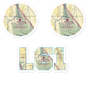 Shoshone Airport (L61) VFR Sectional Sticker Pack