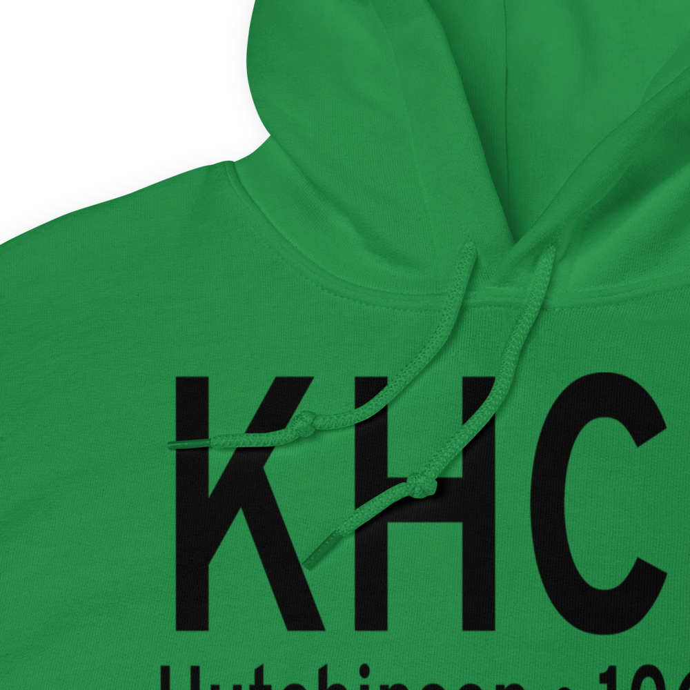 Hutchinson Municipal Butler Field (KHCD) ICAO Hoodie Sweatshirt 