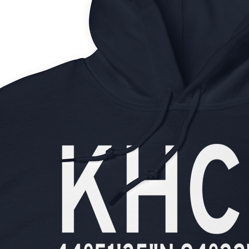 Hutchinson Municipal Butler Field (KHCD) ICAO Hoodie Sweatshirt 