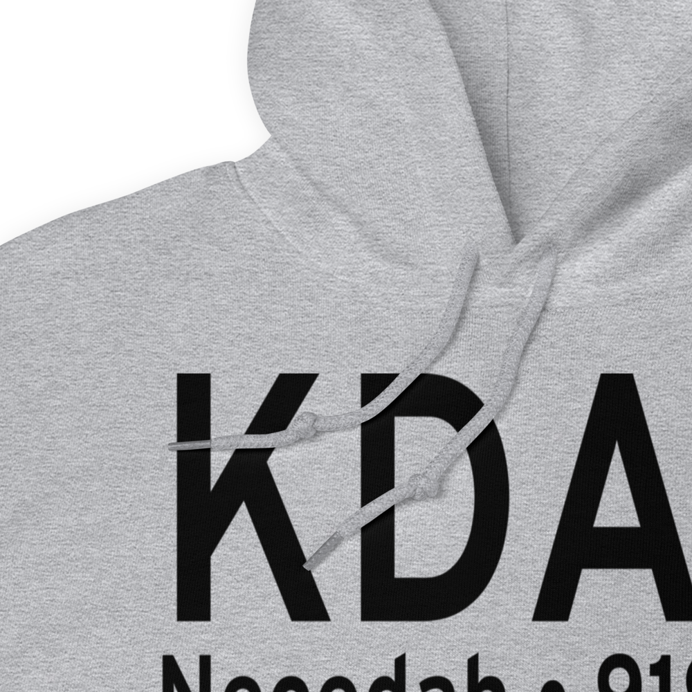 Necedah Airport (KDAF) ICAO Hoodie Sweatshirt 