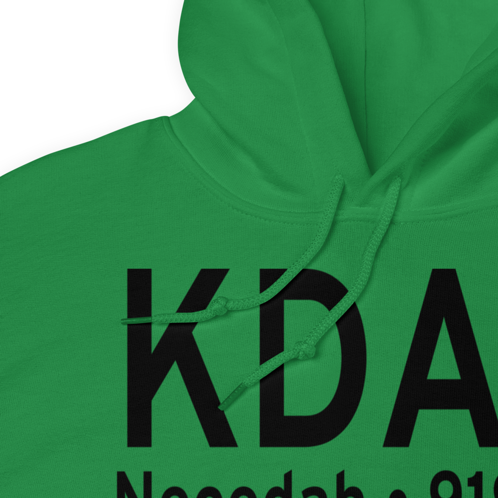 Necedah Airport (KDAF) ICAO Hoodie Sweatshirt 