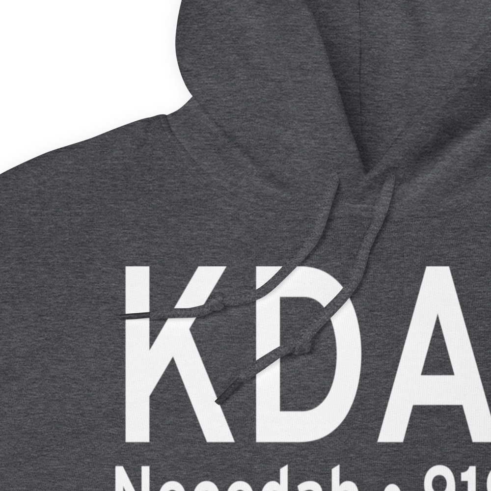 Necedah Airport (KDAF) ICAO Hoodie Sweatshirt 