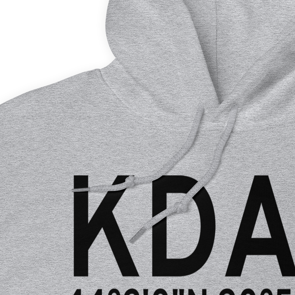 Necedah Airport (KDAF) ICAO Hoodie Sweatshirt 