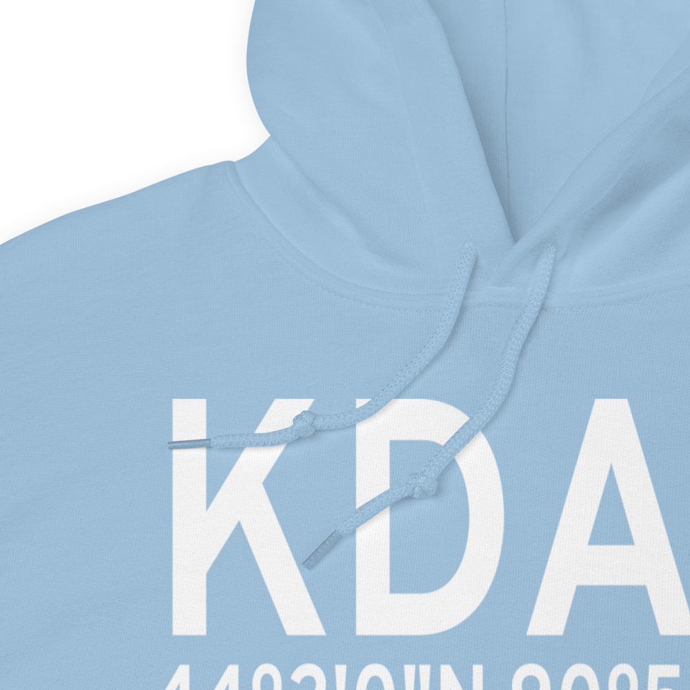 Necedah Airport (KDAF) ICAO Hoodie Sweatshirt 