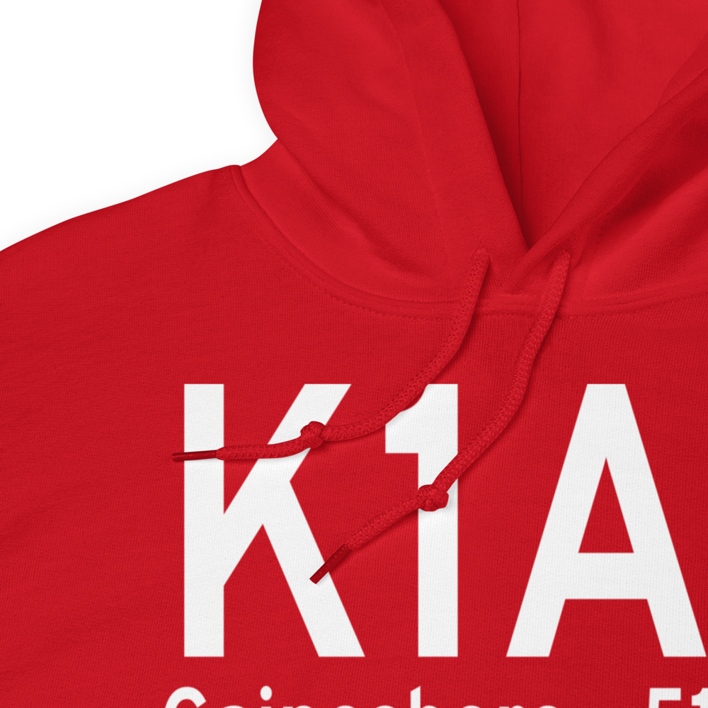 Jackson County Airport (K1A7) ICAO Hoodie Sweatshirt 