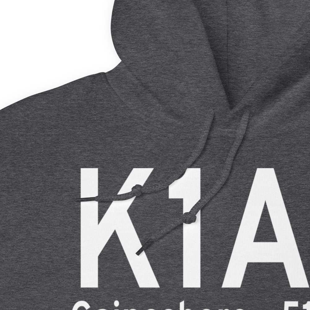 Jackson County Airport (K1A7) ICAO Hoodie Sweatshirt 