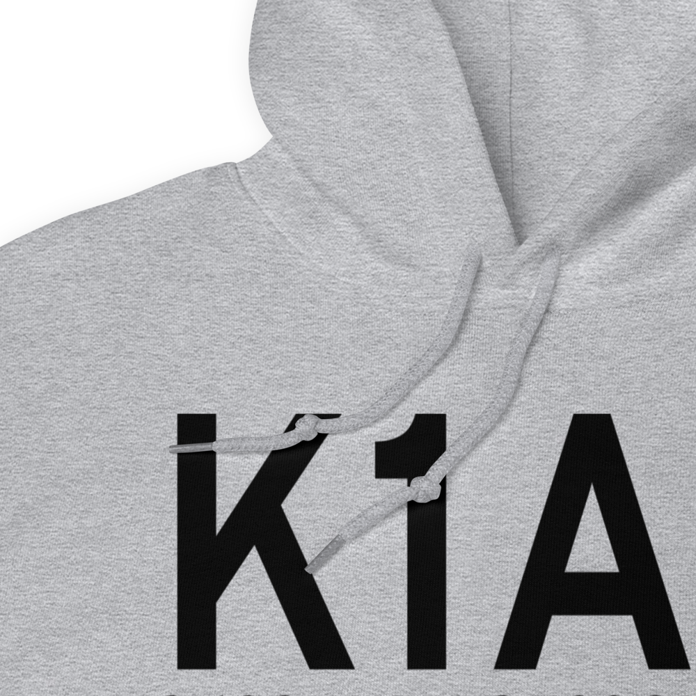 Jackson County Airport (K1A7) ICAO Hoodie Sweatshirt 