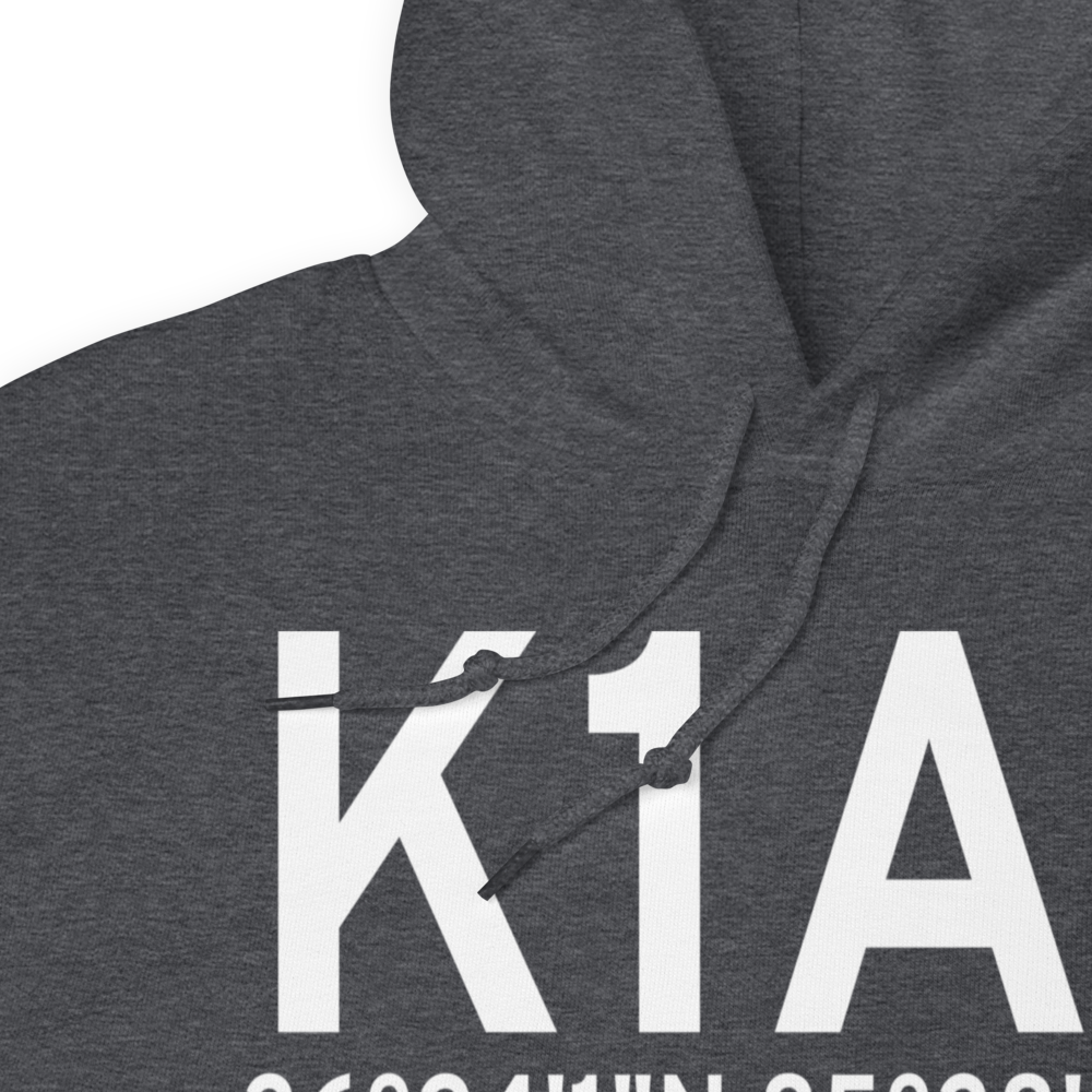 Jackson County Airport (K1A7) ICAO Hoodie Sweatshirt 