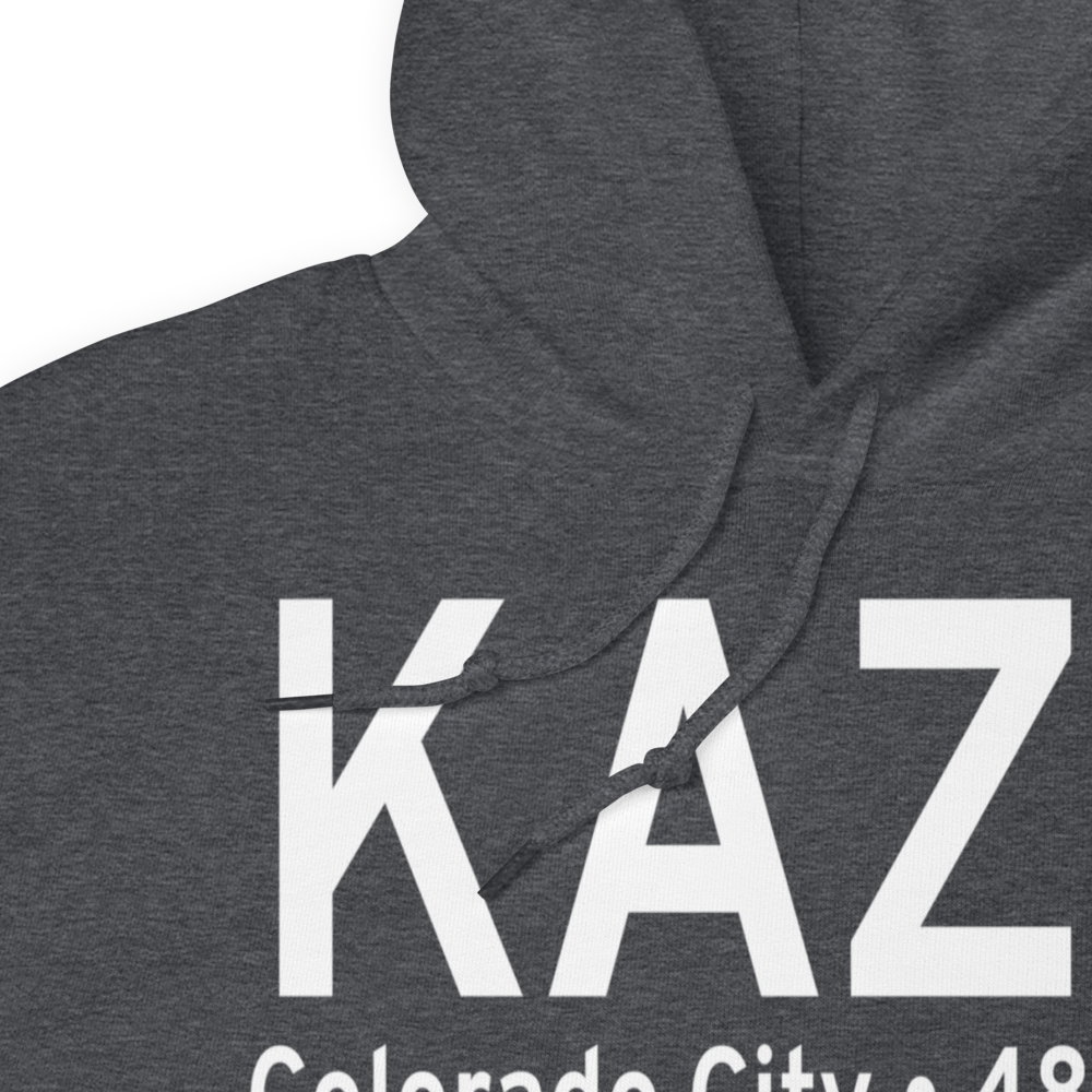 Colorado City Municipal Airport (KAZC) ICAO Hoodie Sweatshirt 