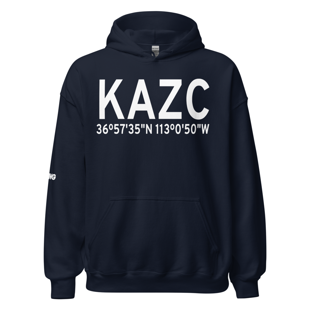 Colorado City Municipal Airport (KAZC) ICAO Hoodie Sweatshirt 