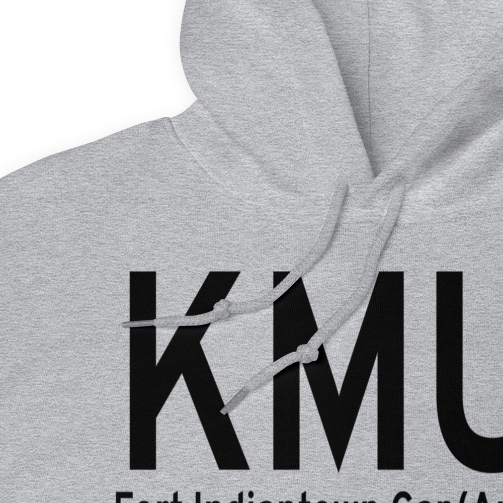 Muir Army Air Field (Fort Indiantown Gap) Airport (KMUI) ICAO Hoodie Sweatshirt 