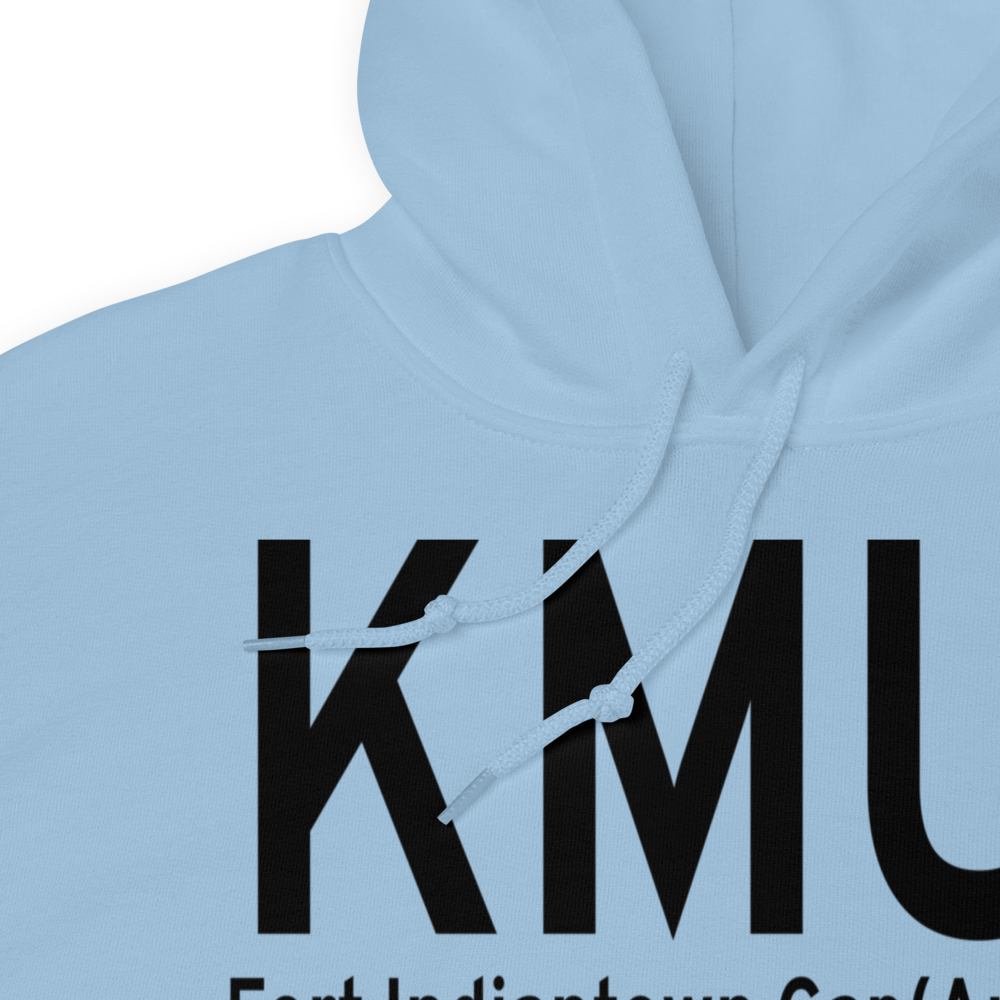 Muir Army Air Field (Fort Indiantown Gap) Airport (KMUI) ICAO Hoodie Sweatshirt 