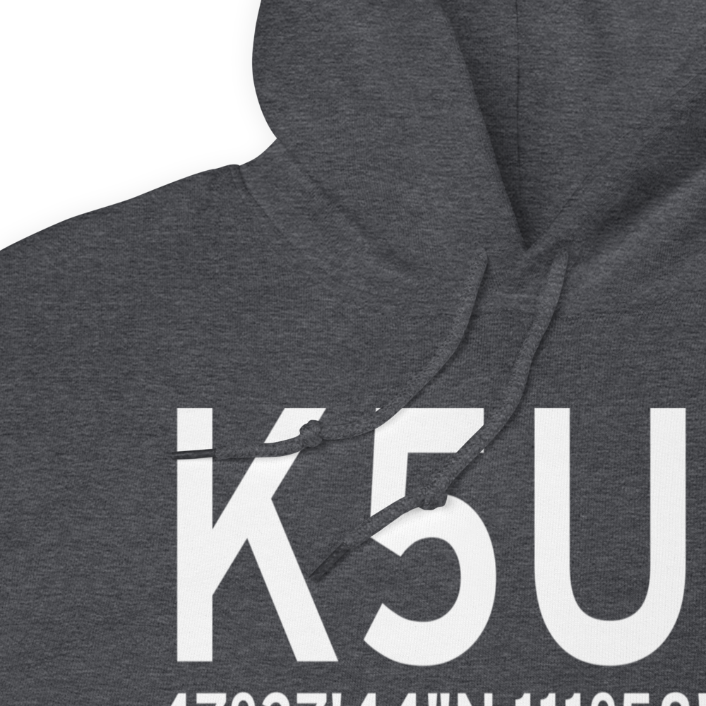 Fairfield Airport (K5U5) ICAO Hoodie Sweatshirt 