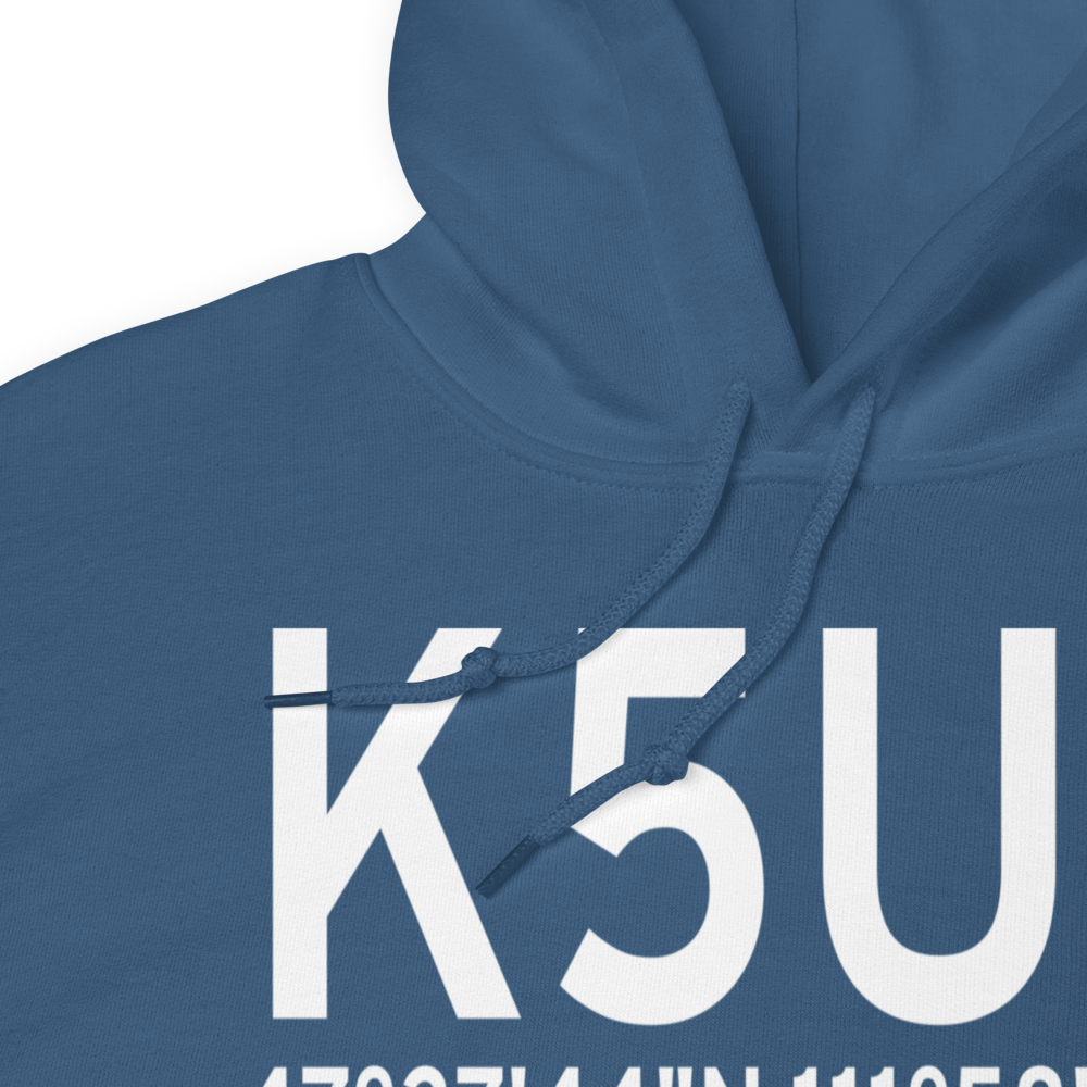 Fairfield Airport (K5U5) ICAO Hoodie Sweatshirt 