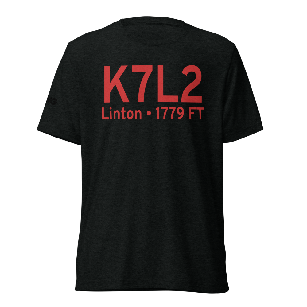 Linton Municipal Airport (K7L2) ICAO Tri-blend T-Shirt 