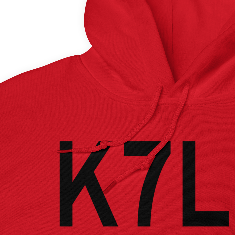 Linton Municipal Airport (K7L2) ICAO Hoodie Sweatshirt 