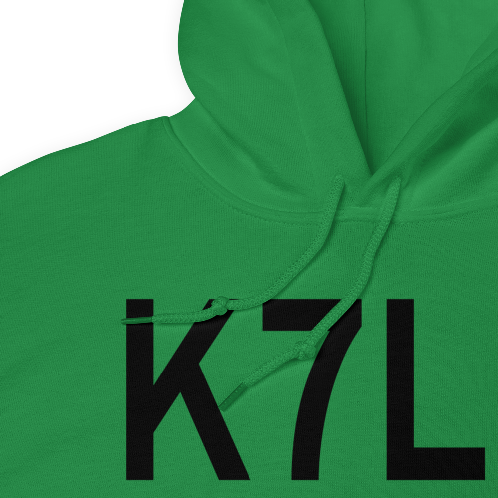 Linton Municipal Airport (K7L2) ICAO Hoodie Sweatshirt 