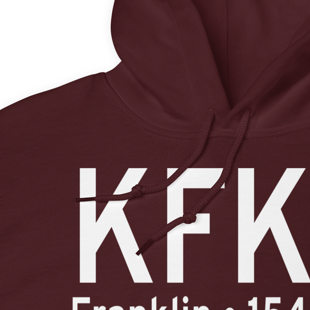 Venango Regional Airport (KFKL) ICAO Hoodie Sweatshirt 
