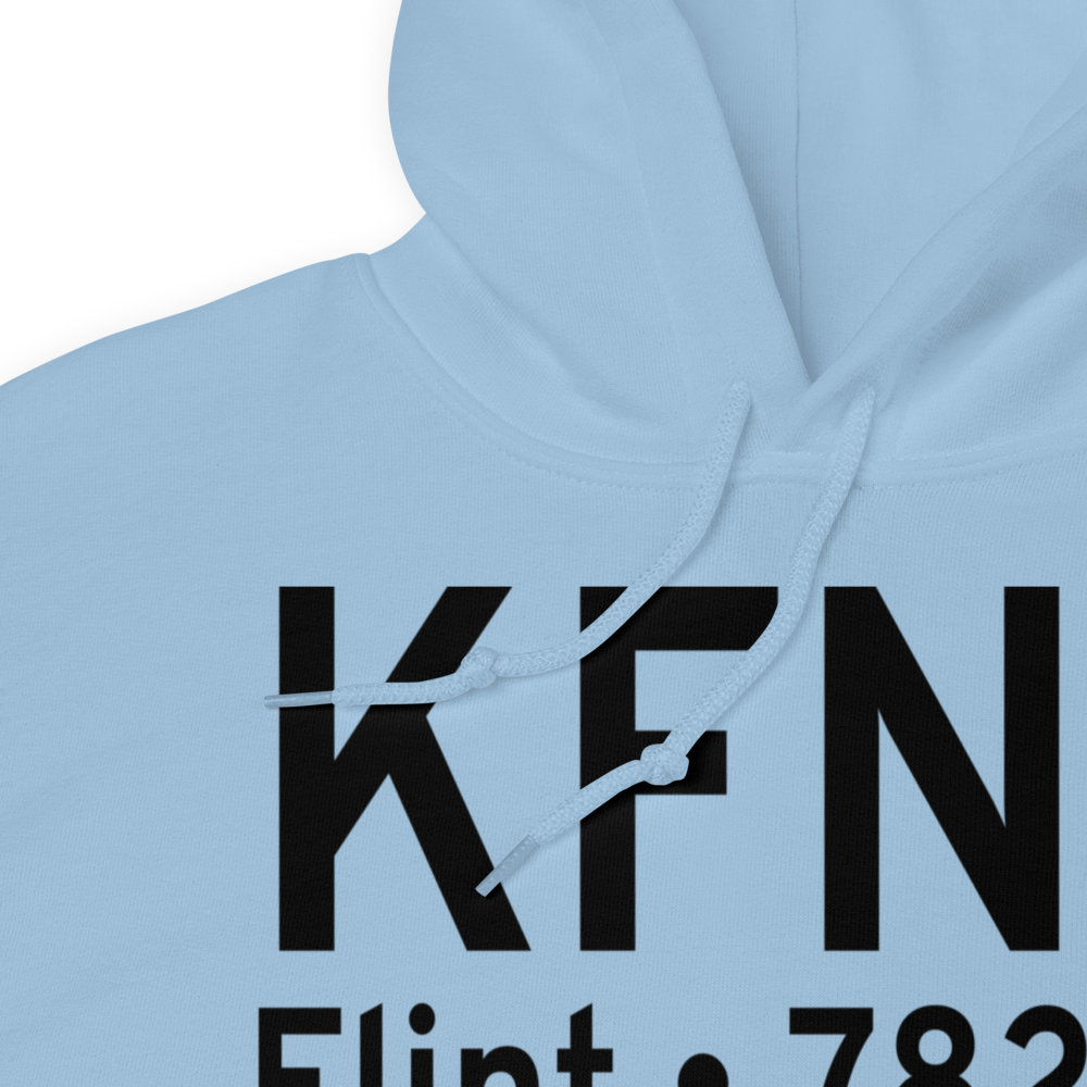 Bishop International Airport (KFNT) ICAO Hoodie Sweatshirt 