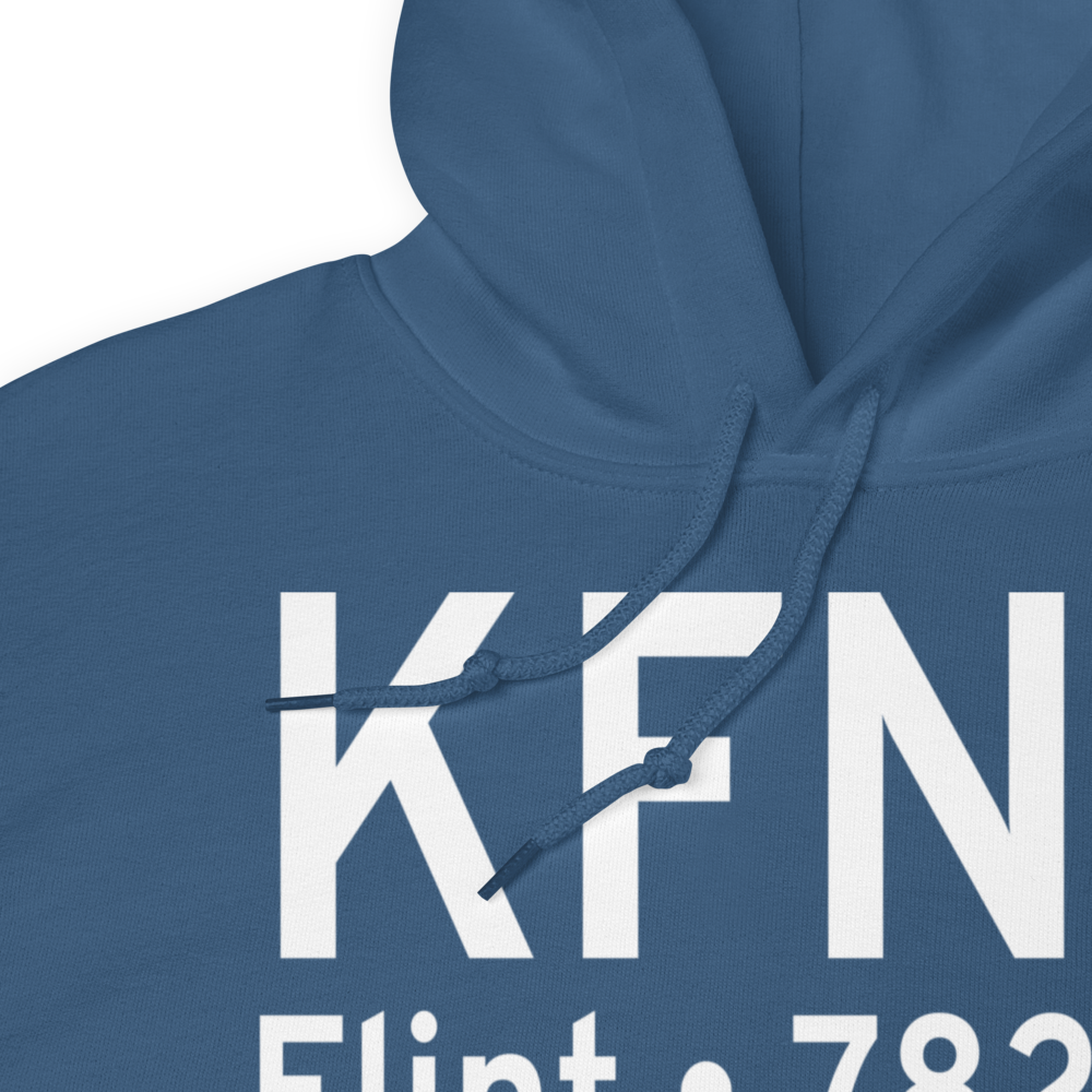 Bishop International Airport (KFNT) ICAO Hoodie Sweatshirt 