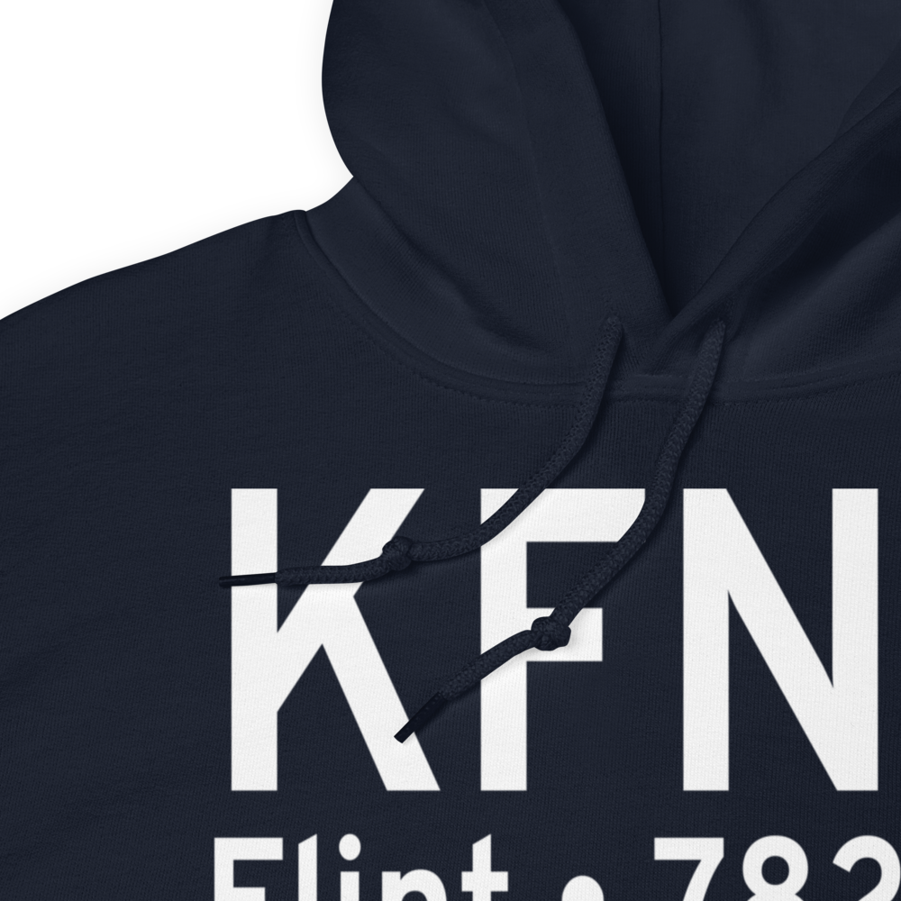 Bishop International Airport (KFNT) ICAO Hoodie Sweatshirt 