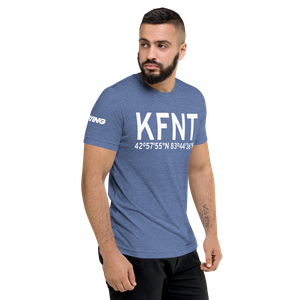 Bishop International Airport (KFNT) ICAO Tri-blend T-Shirt