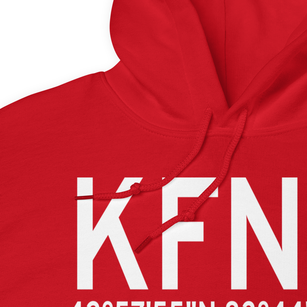 Bishop International Airport (KFNT) ICAO Hoodie Sweatshirt 
