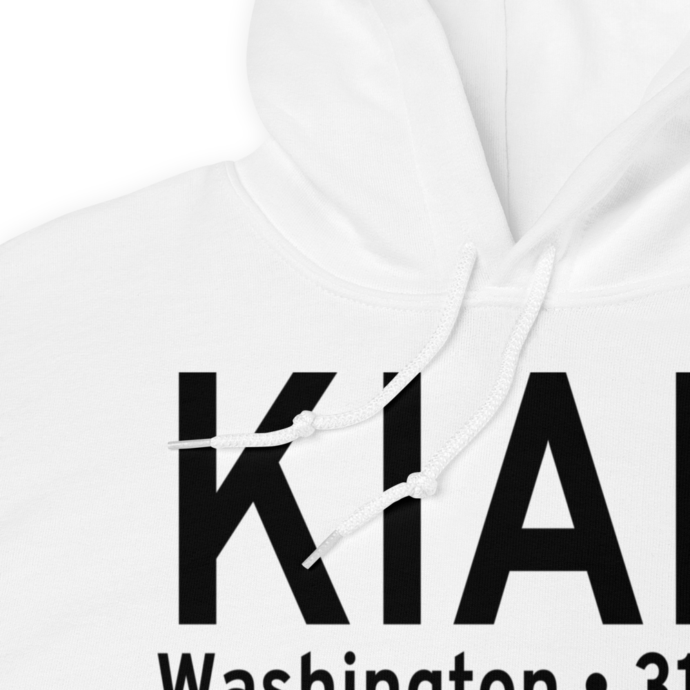 Washington Dulles International Airport (KIAD) ICAO Hoodie Sweatshirt 