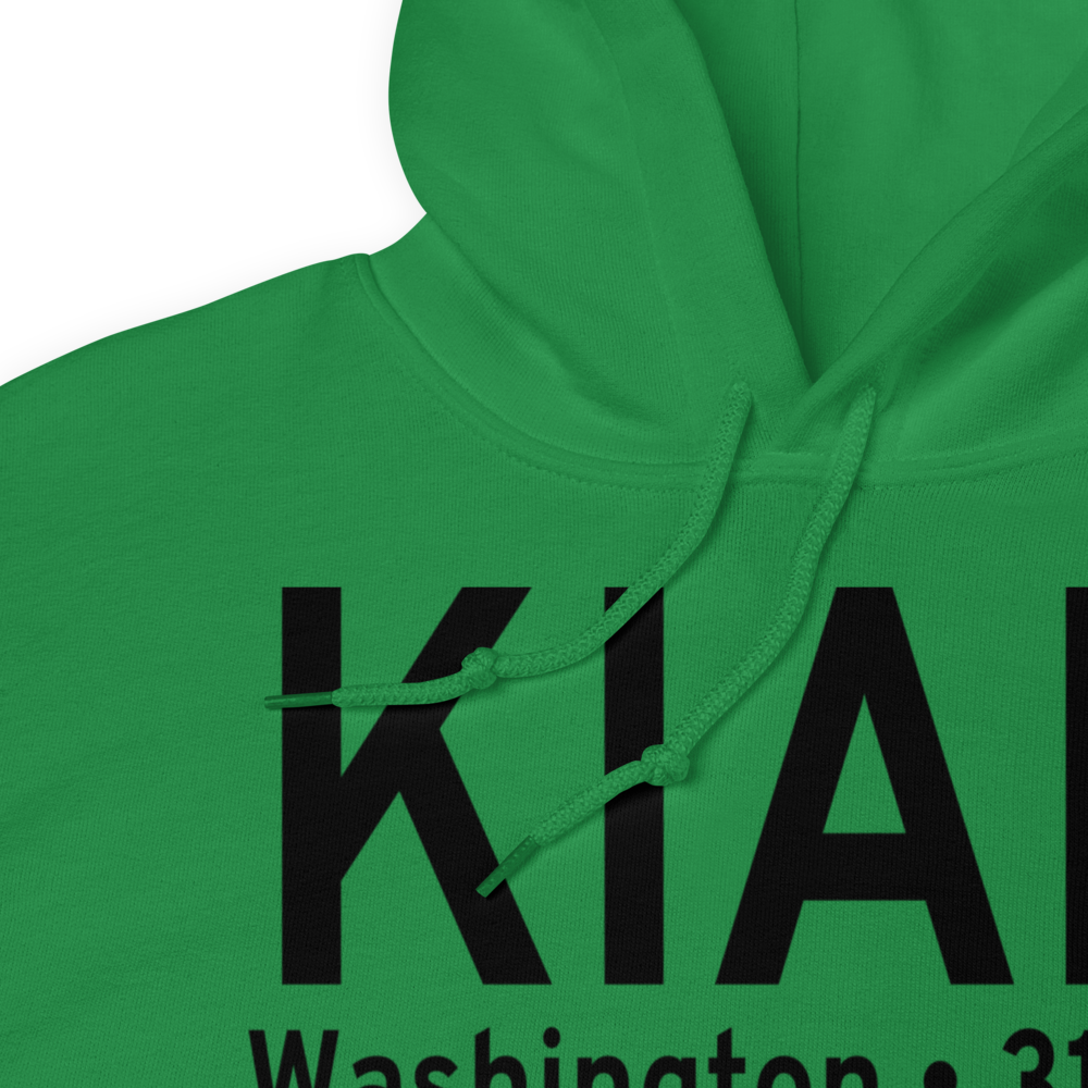 Washington Dulles International Airport (KIAD) ICAO Hoodie Sweatshirt 