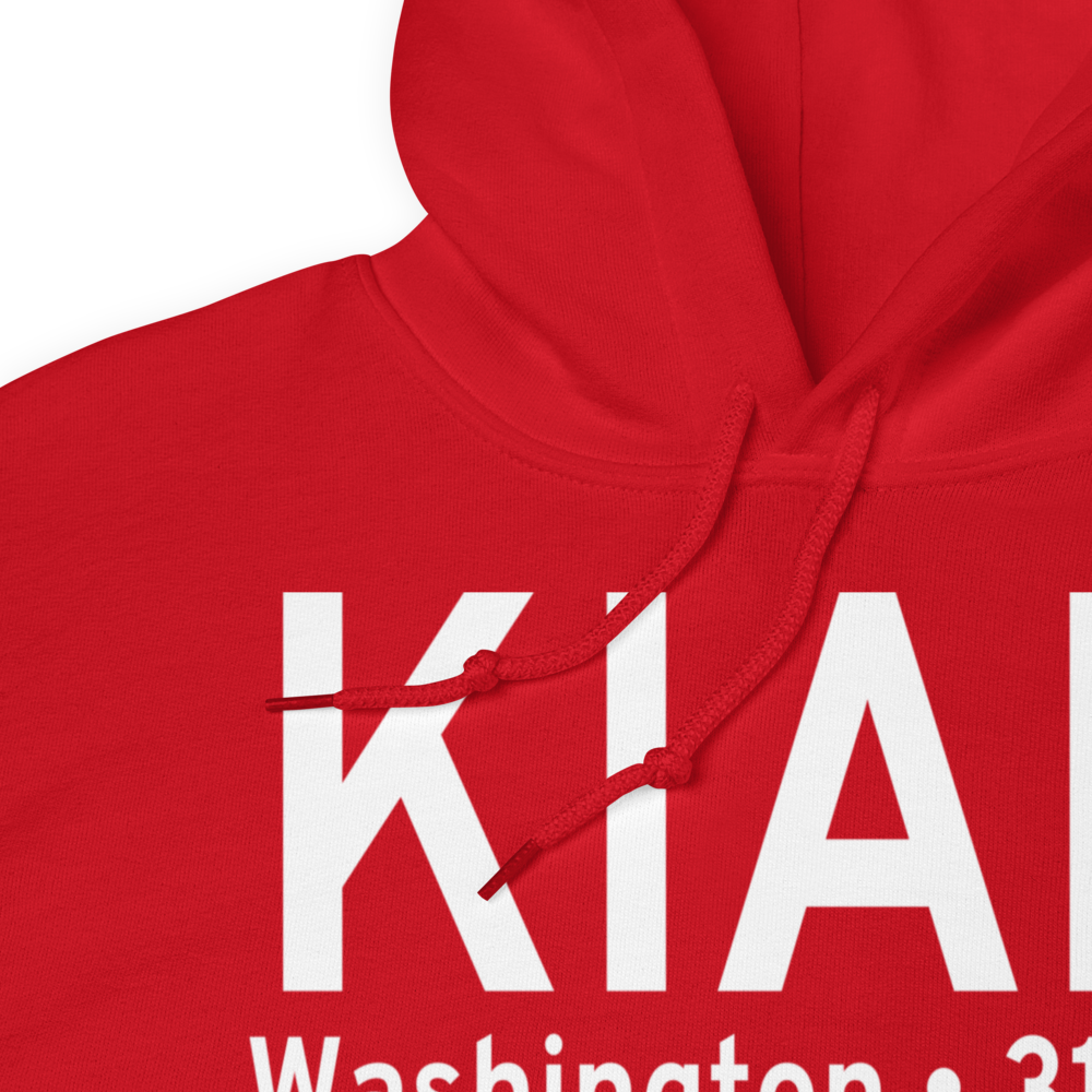 Washington Dulles International Airport (KIAD) ICAO Hoodie Sweatshirt 