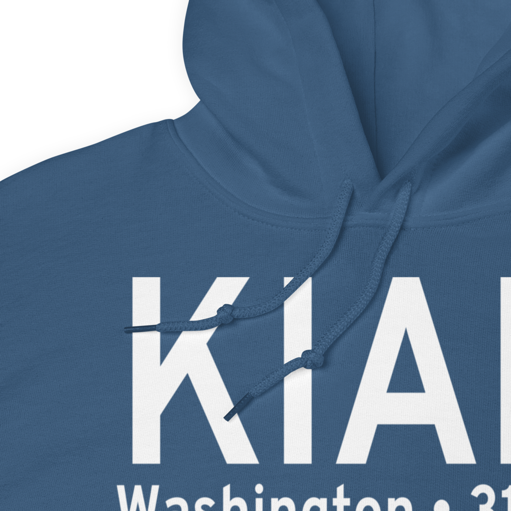 Washington Dulles International Airport (KIAD) ICAO Hoodie Sweatshirt 
