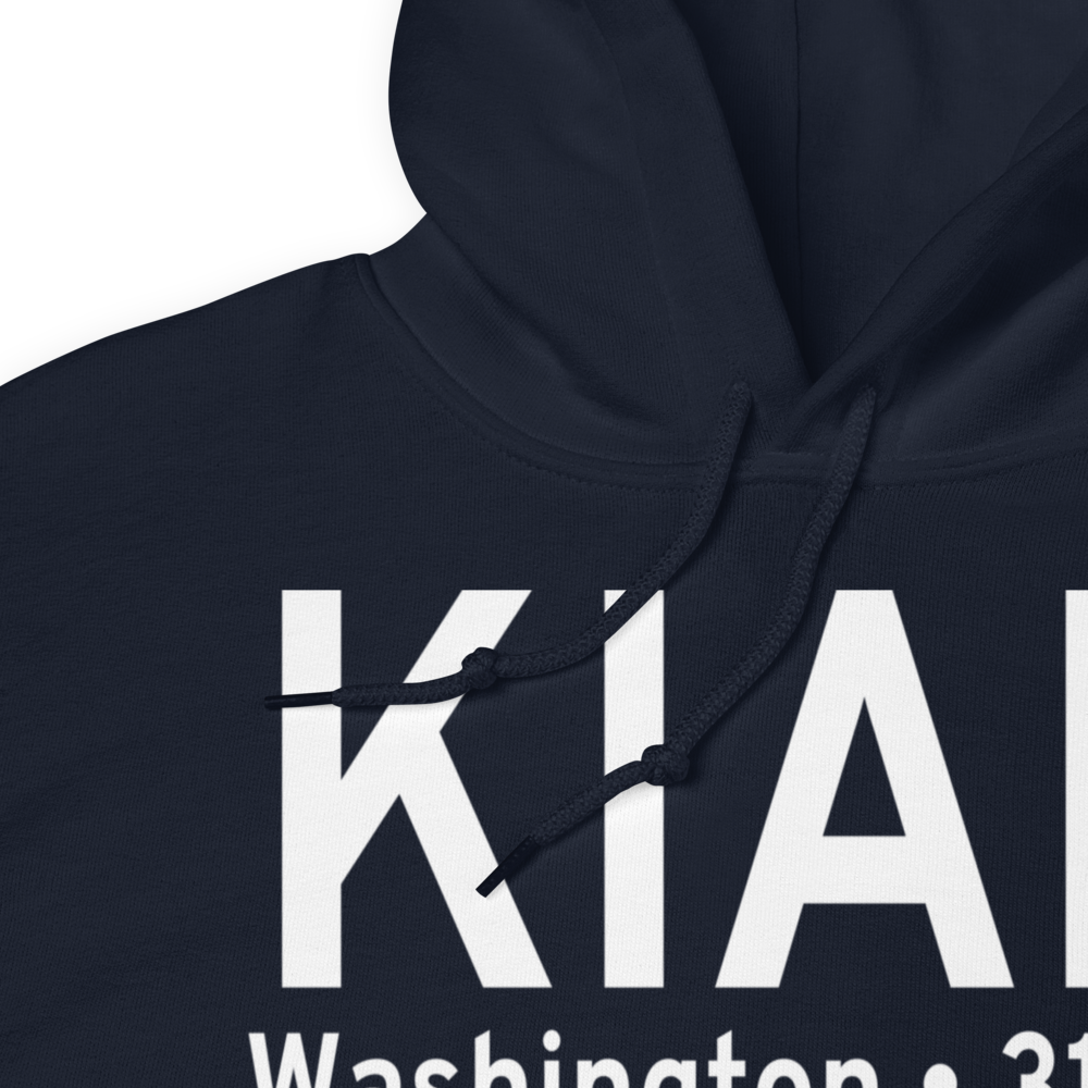 Washington Dulles International Airport (KIAD) ICAO Hoodie Sweatshirt 