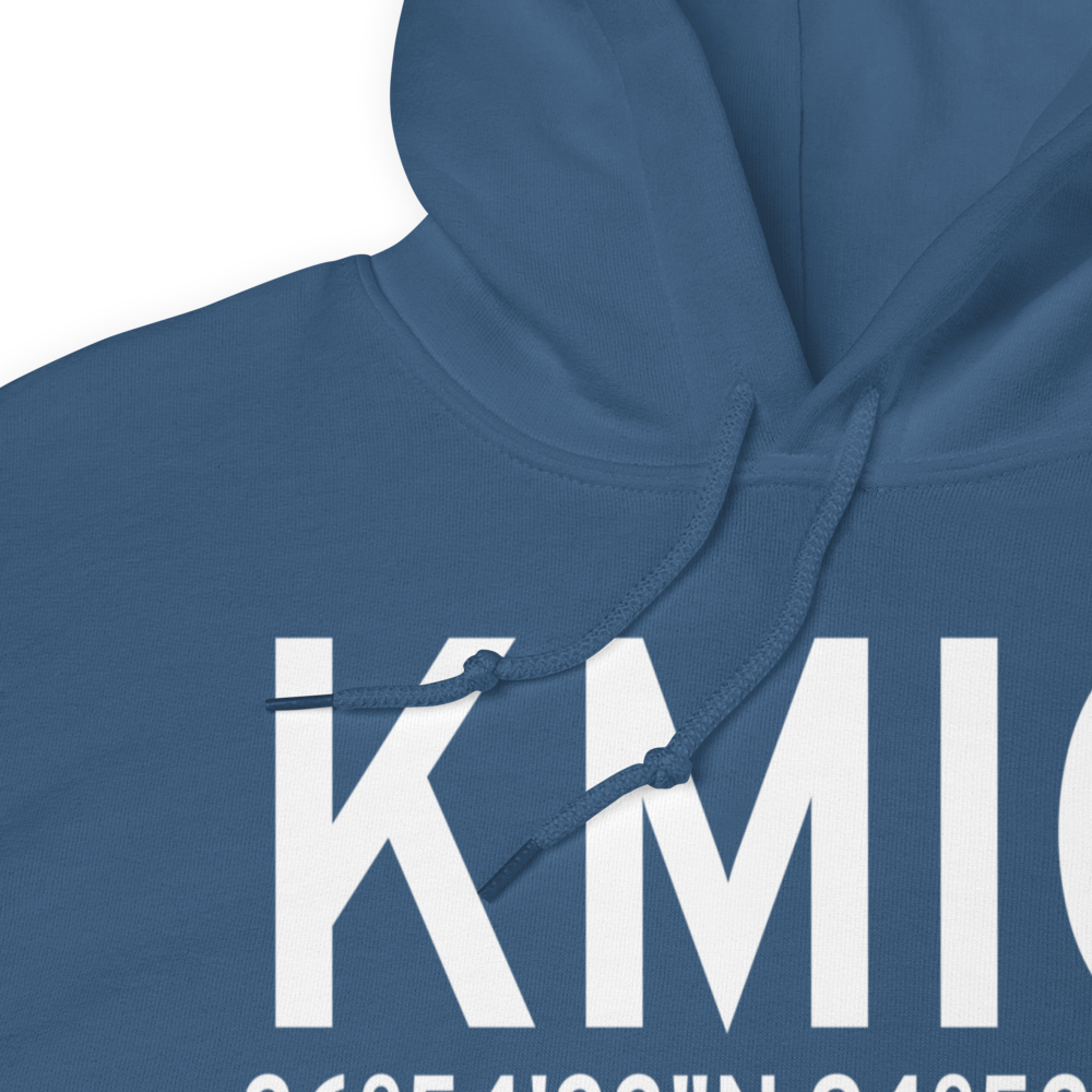 Miami Regional Airport (KMIO) ICAO Hoodie Sweatshirt 