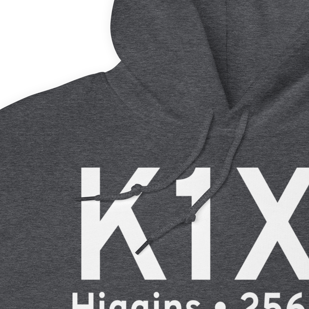 Higgins-Lipscomb County Airport (K1X1) ICAO Hoodie Sweatshirt 