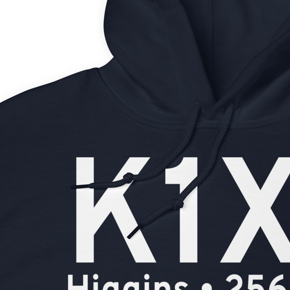 Higgins-Lipscomb County Airport (K1X1) ICAO Hoodie Sweatshirt 