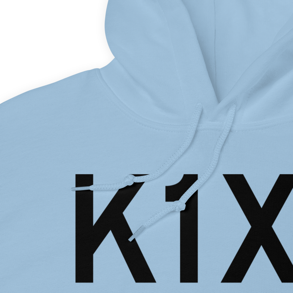 Higgins-Lipscomb County Airport (K1X1) ICAO Hoodie Sweatshirt 