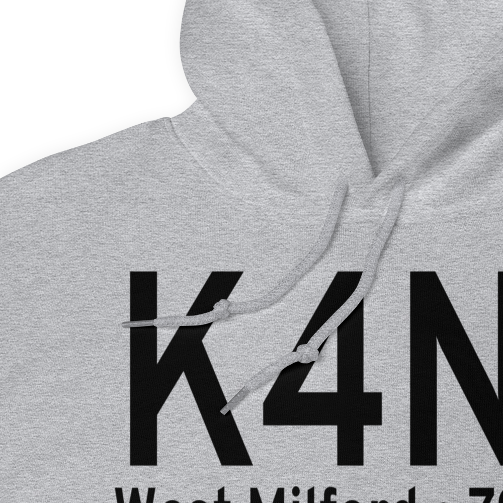 Greenwood Lake Airport (K4N1) ICAO Hoodie Sweatshirt 