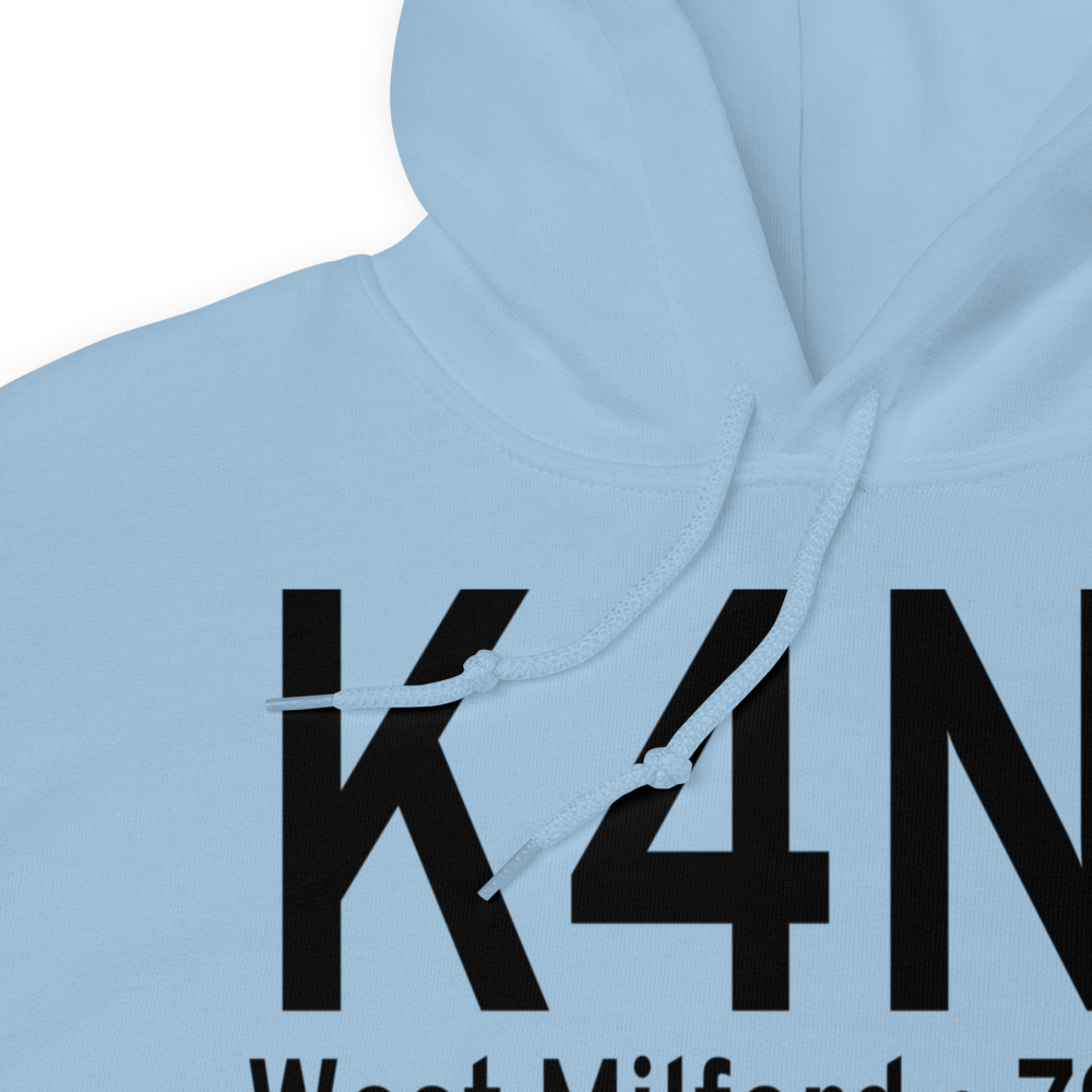 Greenwood Lake Airport (K4N1) ICAO Hoodie Sweatshirt 