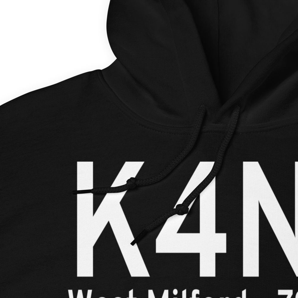Greenwood Lake Airport (K4N1) ICAO Hoodie Sweatshirt 
