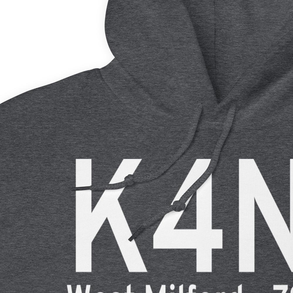 Greenwood Lake Airport (K4N1) ICAO Hoodie Sweatshirt 
