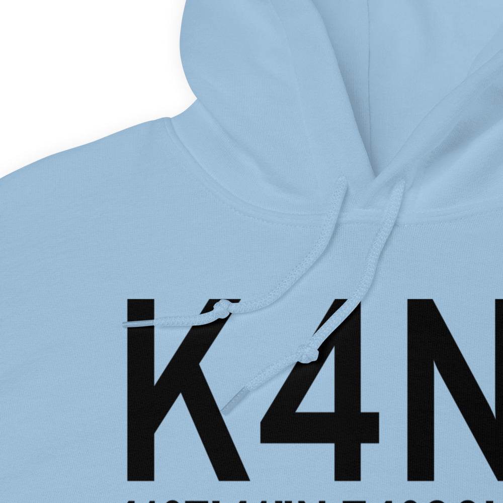 Greenwood Lake Airport (K4N1) ICAO Hoodie Sweatshirt 