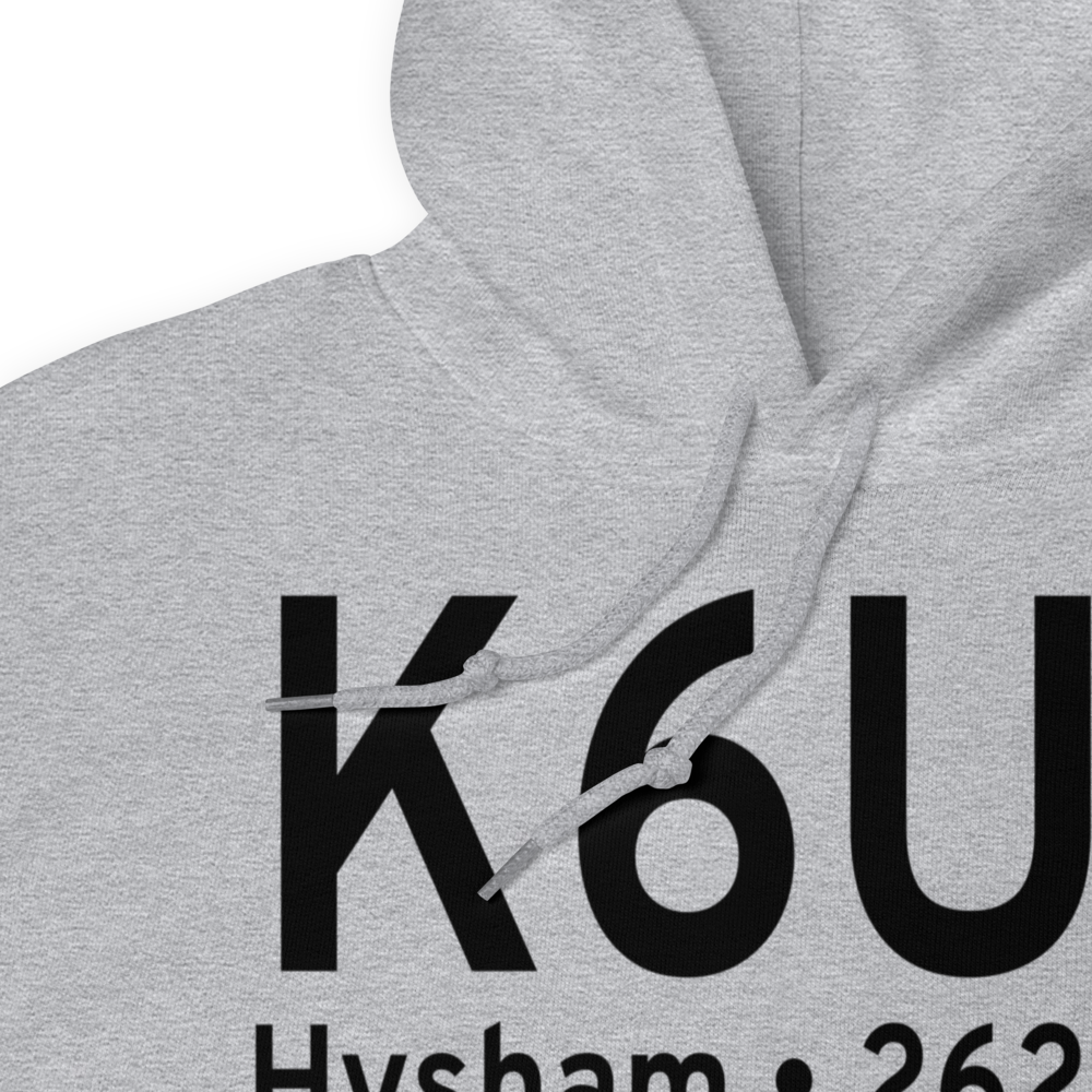 Hysham Airport (K6U7) ICAO Hoodie Sweatshirt 